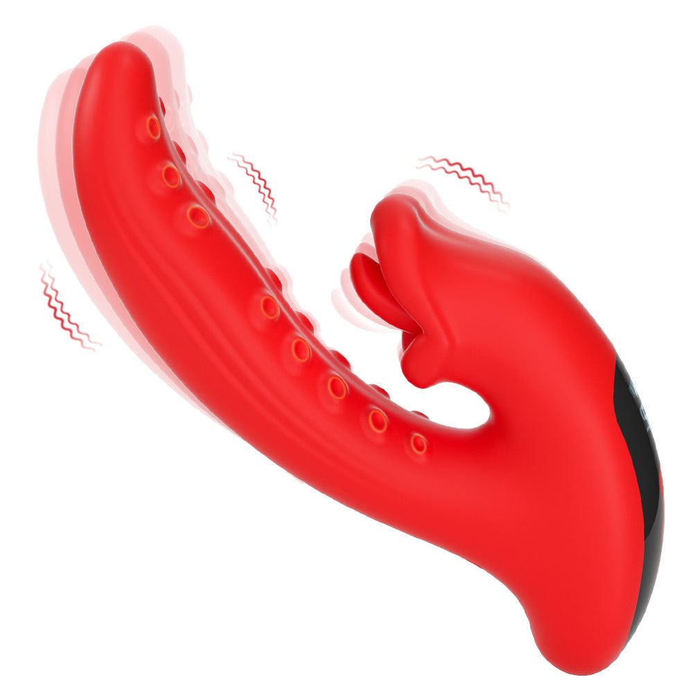 Dual Tongue Licking Rabbit Vibrator - G Spot Rabbit Vibrator