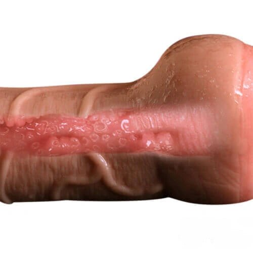 Dual Use Realistic Dildo 8.46 in - Flesh Anal Play Dildo