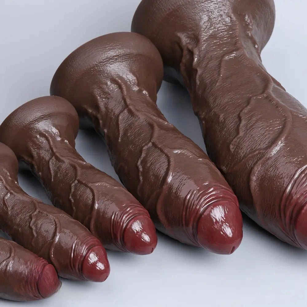 Ebony Large Thick Dildo - Big Silicone Dildo XXL