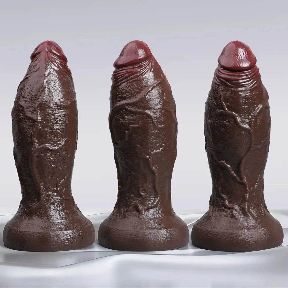 Ebony Large Thick Dildo - Big Silicone Dildo XXL