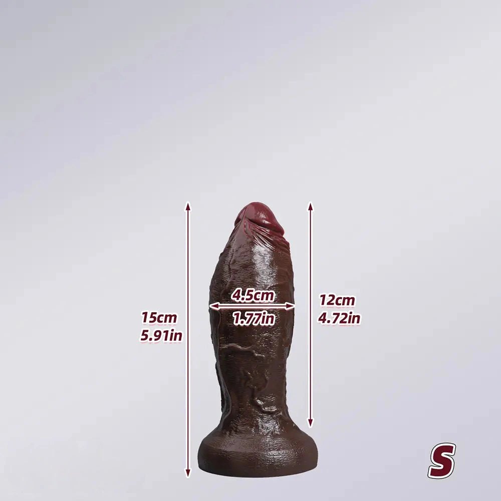 Ebony Large Thick Dildo - Big Silicone Dildo XXL