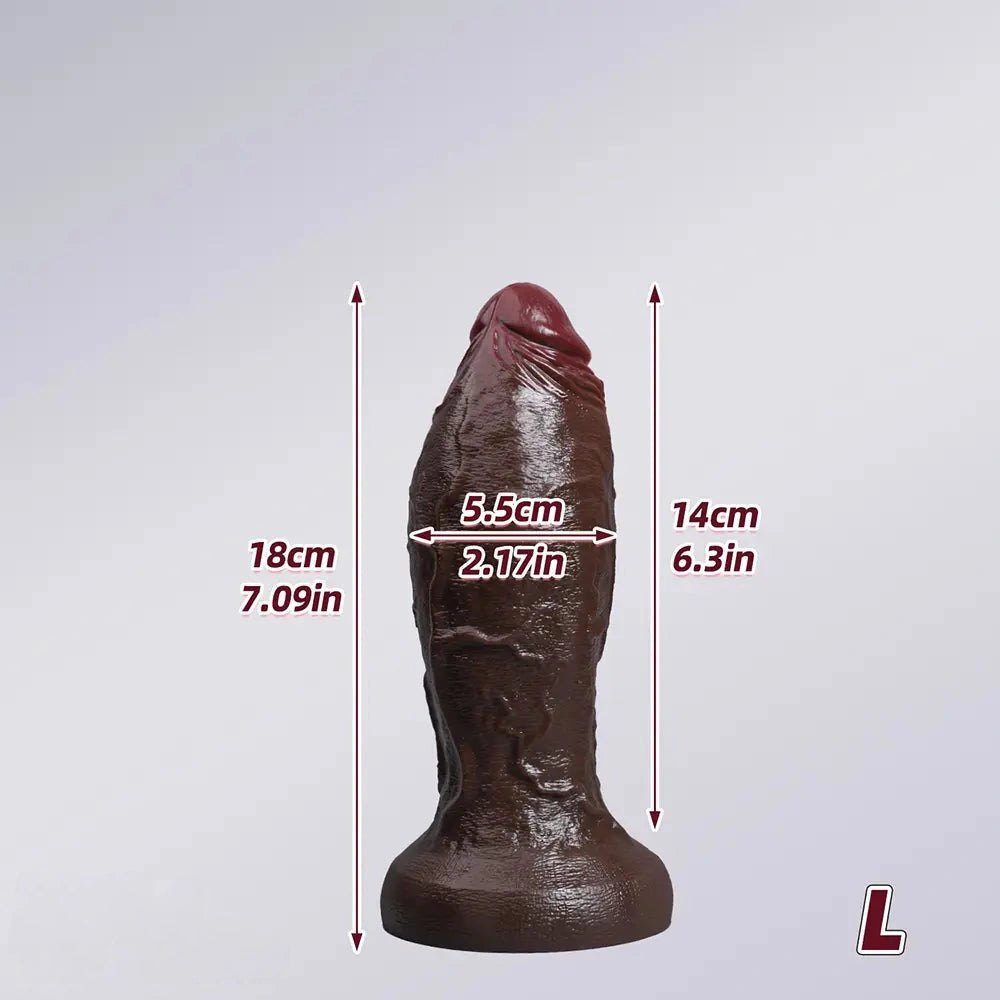 Ebony Large Thick Dildo - Big Silicone Dildo XXL