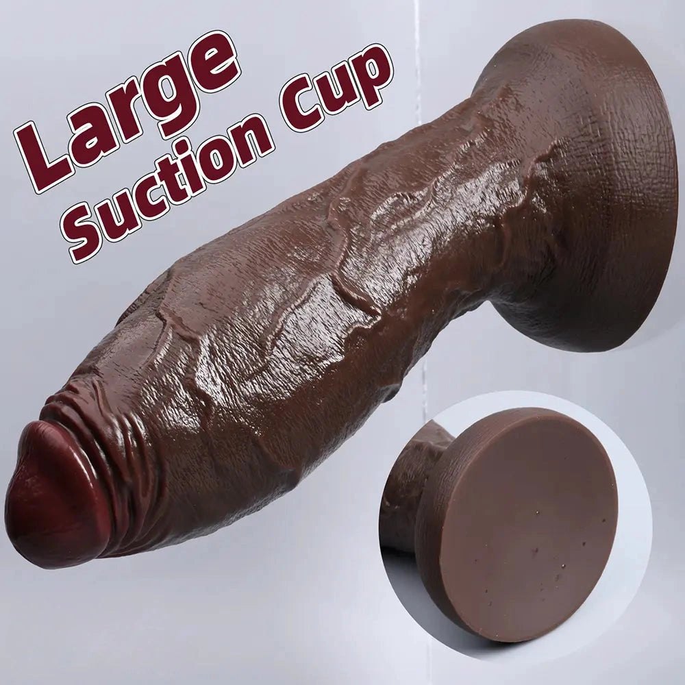Ebony Large Thick Dildo - Big Silicone Dildo XXL