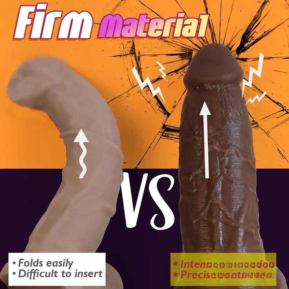 Ebony Silicone G-Spot Dildo - Suction Cup Dildo