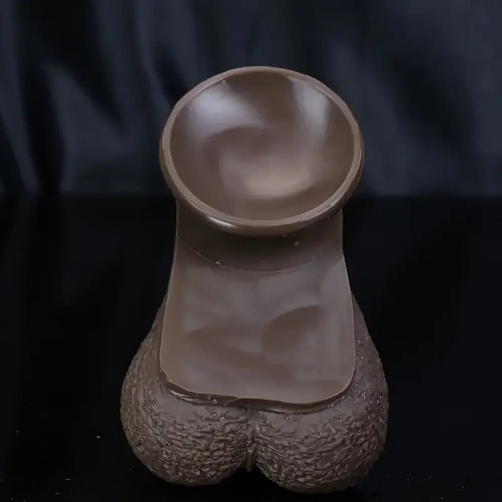 Ebony Veined Anal Dildo - Realistic Anal Dildo