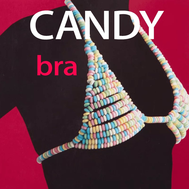 Edible Candy Bra and Panty Set - Novelty Couples Treat