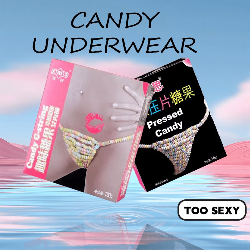 Edible Candy Bra and Panty Set - Novelty Couples Treat