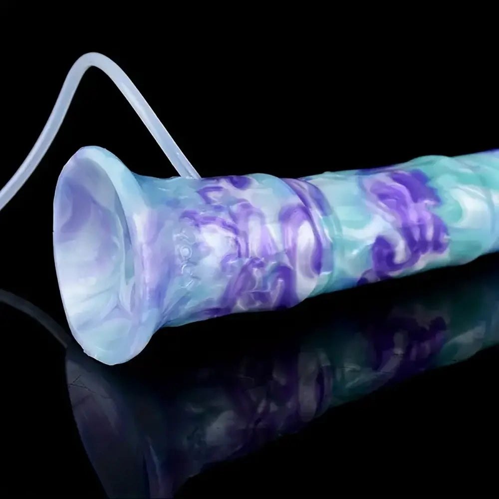Ejaculating Animal Dildo 11.6in - Silicone Horse Style Dildo