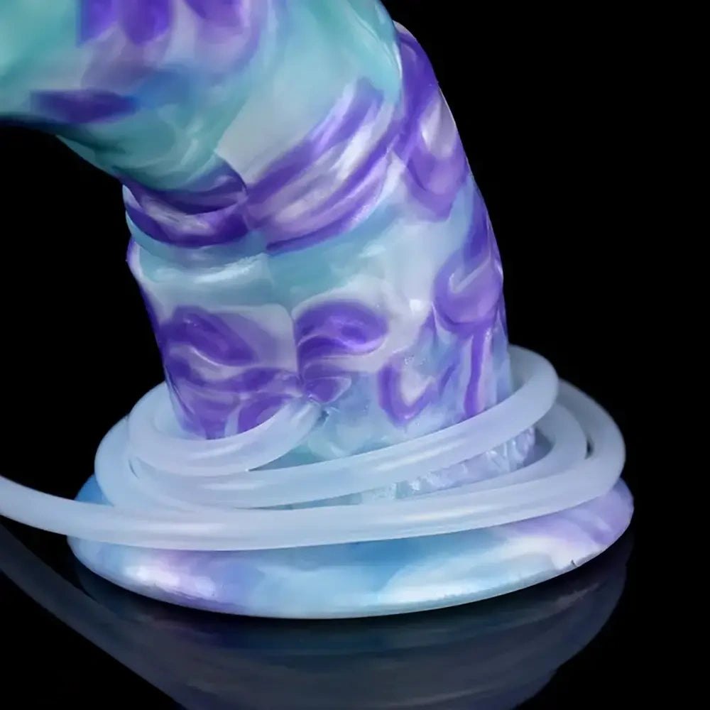 Ejaculating Animal Dildo 11.6in - Silicone Horse Style Dildo