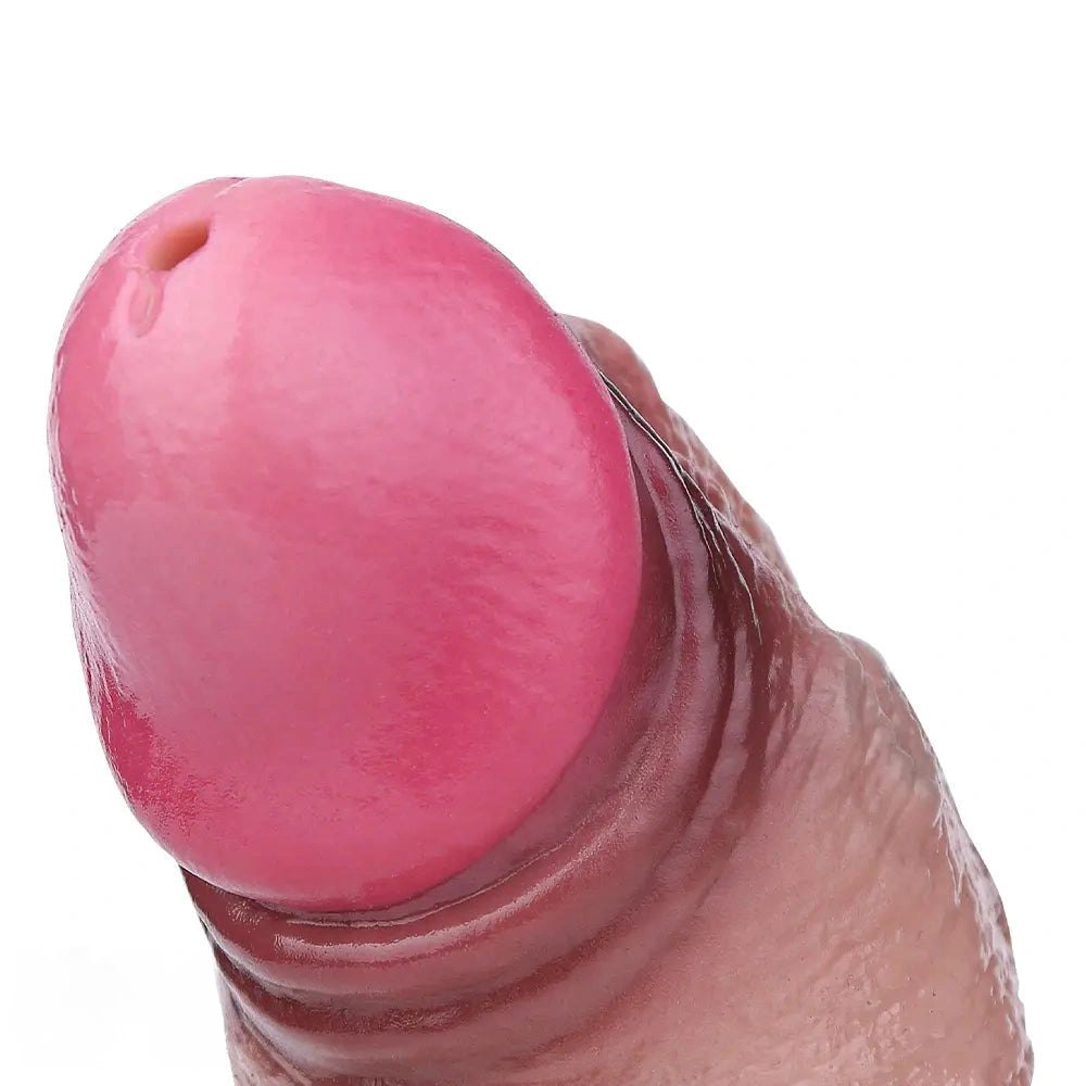 Ejaculating Flesh-Tone Dildo - Suction Cup Dildo