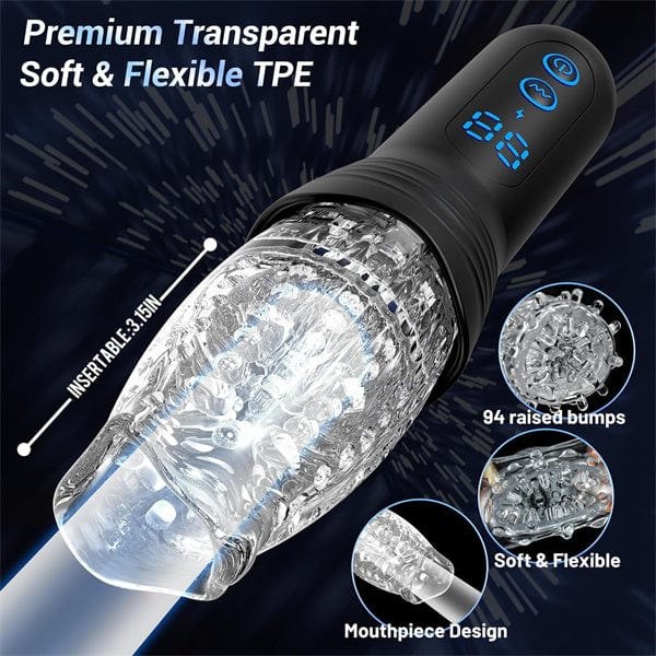 Electric 3-in-1 Rotating Stroker - Automatic Male Masturbator