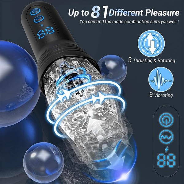 Electric 3-in-1 Rotating Stroker - Automatic Male Masturbator