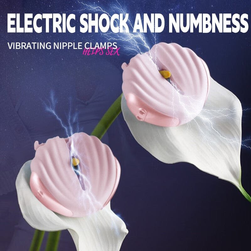 Electric Shock Nipple Clamps - Vibrating Nipple Toy