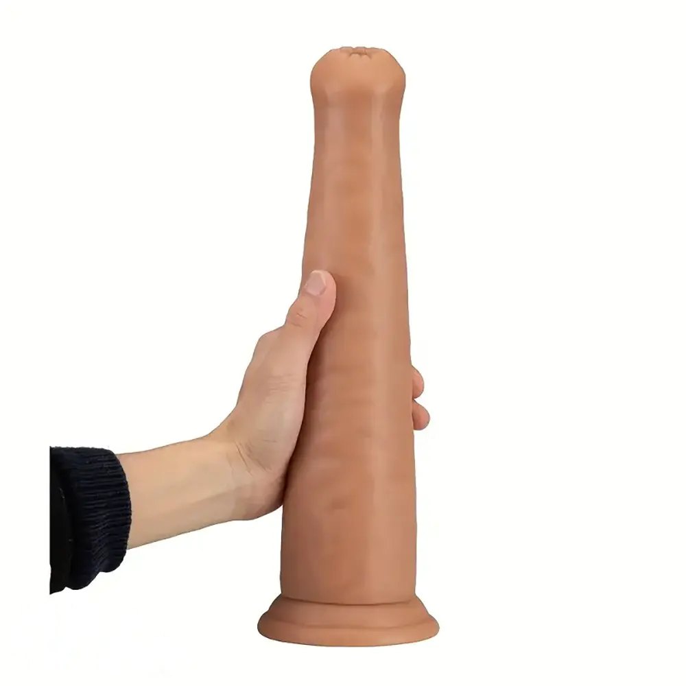 Elephant Trunk Animal Dildo - Smooth Tapered PVC Dildo