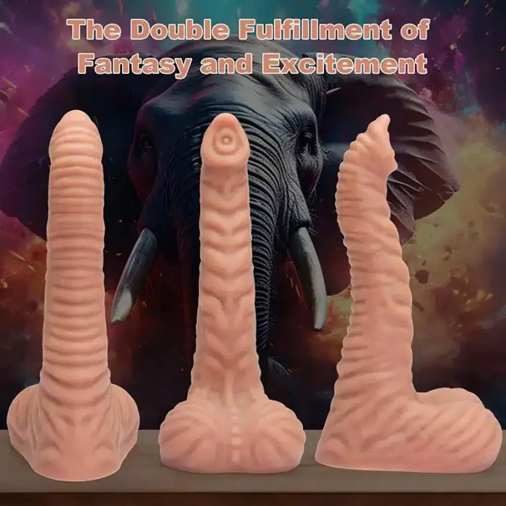Elephant Trunk Animal Dildo 9 in - Big Animal Fantasy Dildo
