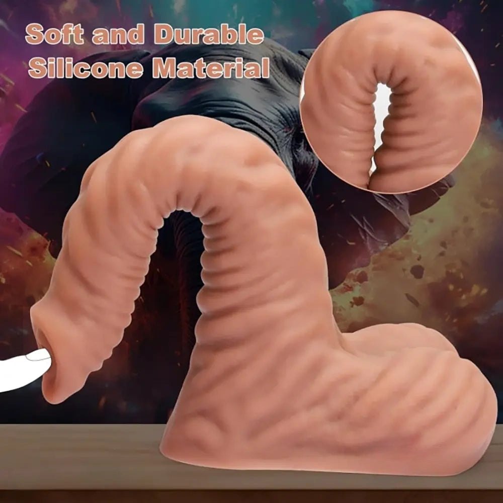 Elephant Trunk Animal Dildo 9 in - Big Animal Fantasy Dildo