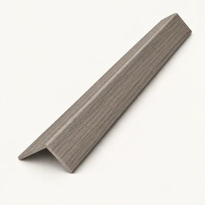 Acoustic Wall Panel End Trim — Grey Oak