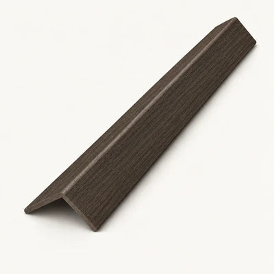 Acoustic Wall Panel End Trim — Smoked Oak