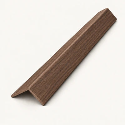 Acoustic Wall Panel End Trim — Walnut