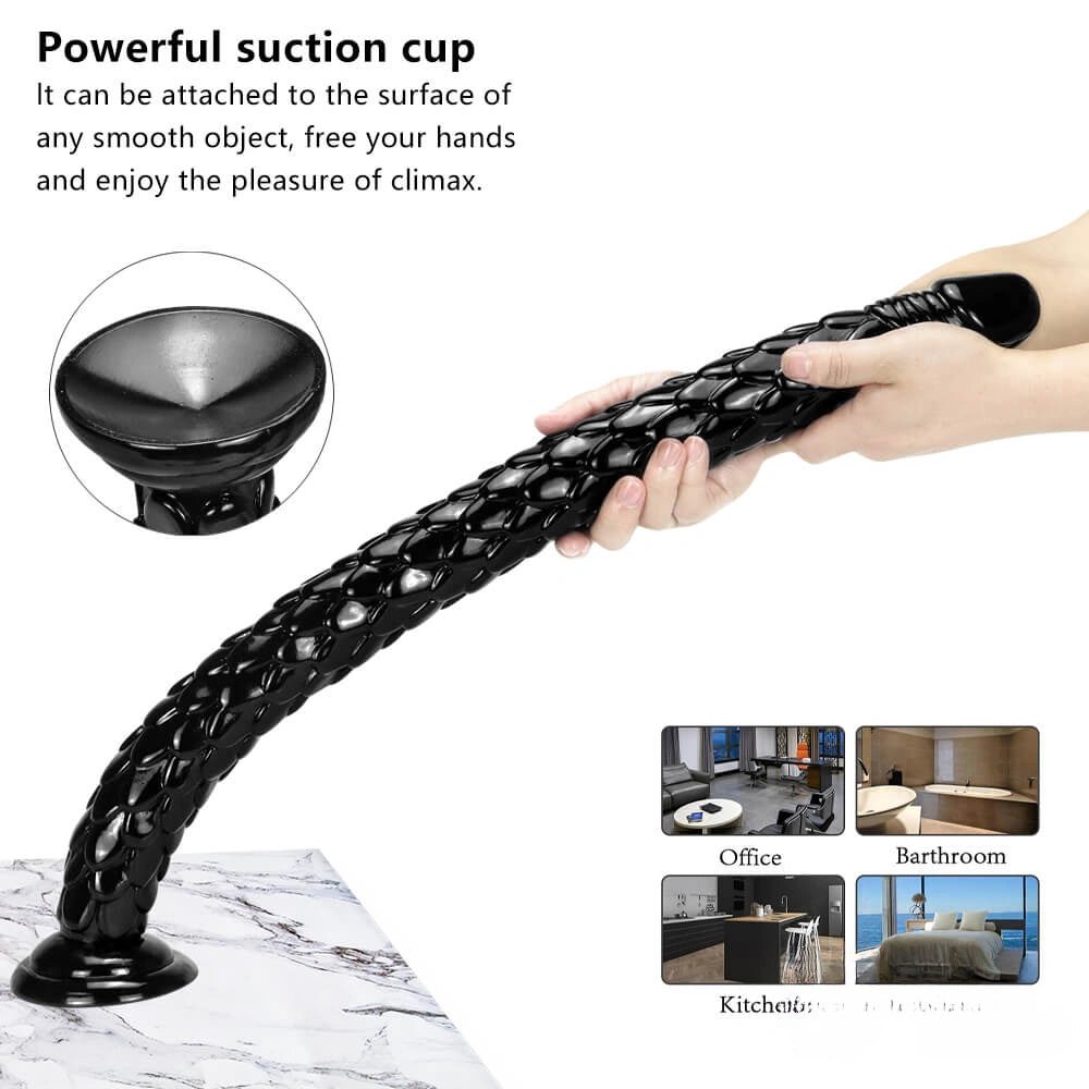 Extra Long Realistic Dildo - Lifelike Dual Density Dildo