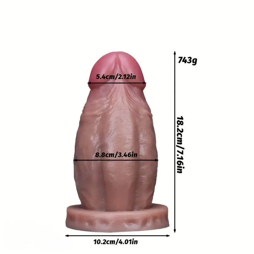 Extra Thick Dildo, Sizes S to XXXL - Giant Thick Dildo