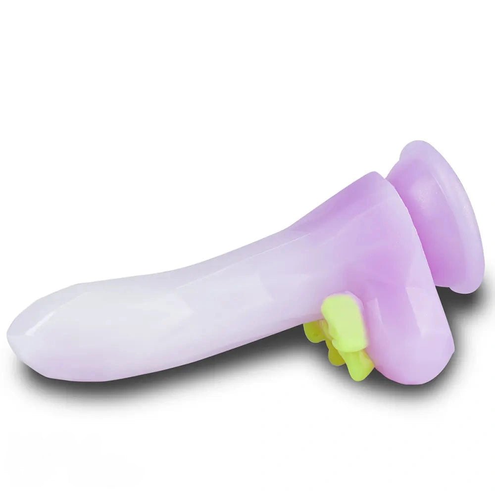 Faceted Crystal Fantasy Dildo - Suction Cup Fantasy Dildo