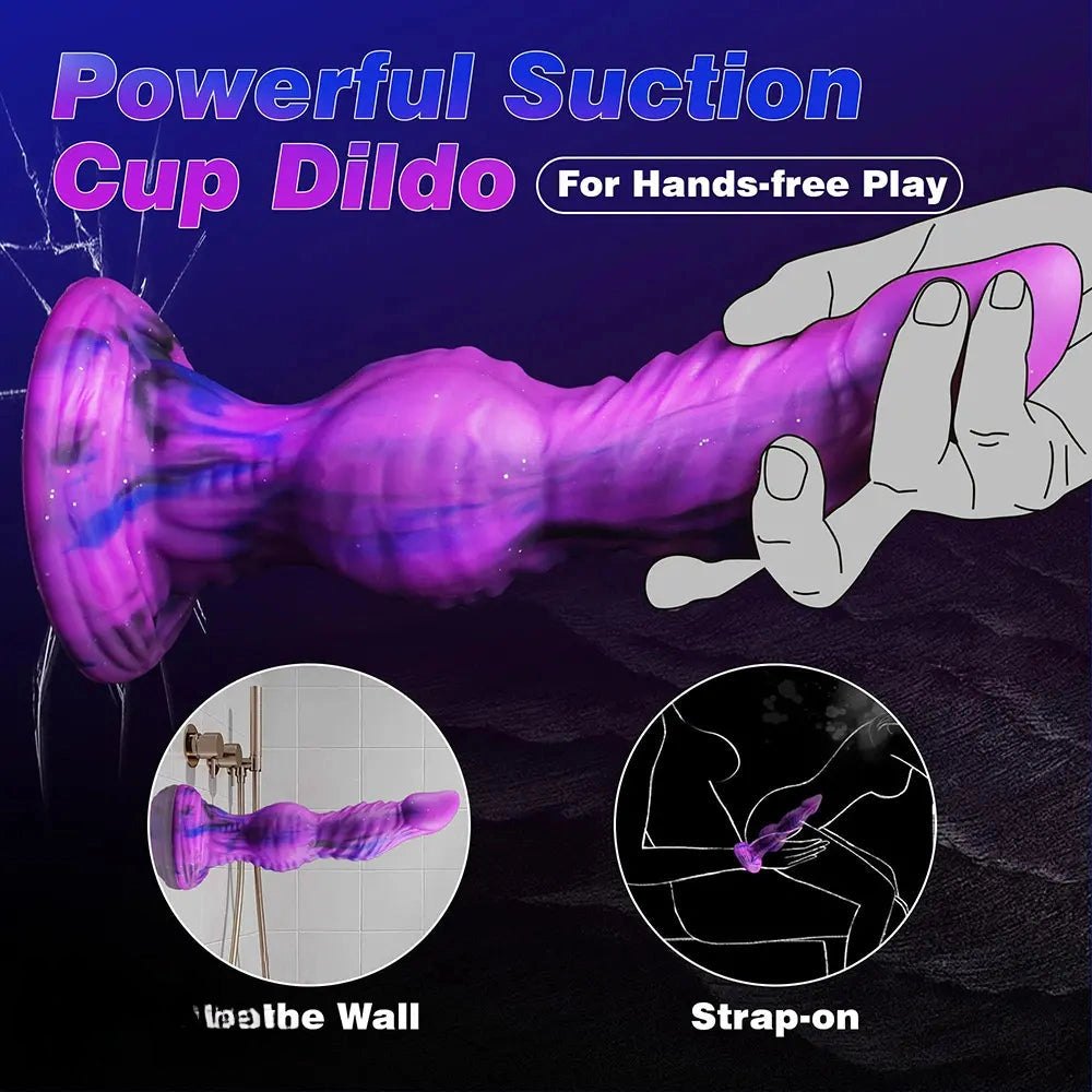 Fantasy Animal Knot Silicone Dildo - Knotted Animal Dildo