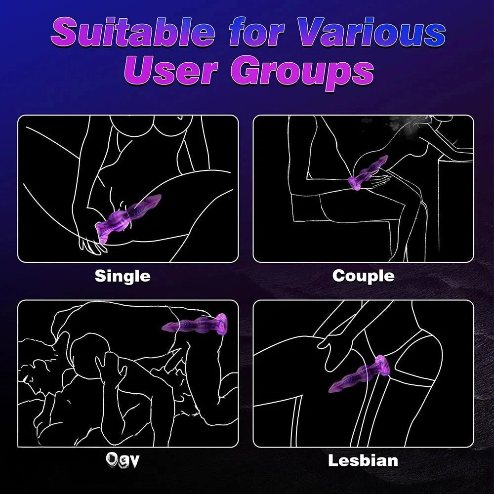 Fantasy Animal Knot Silicone Dildo - Knotted Animal Dildo