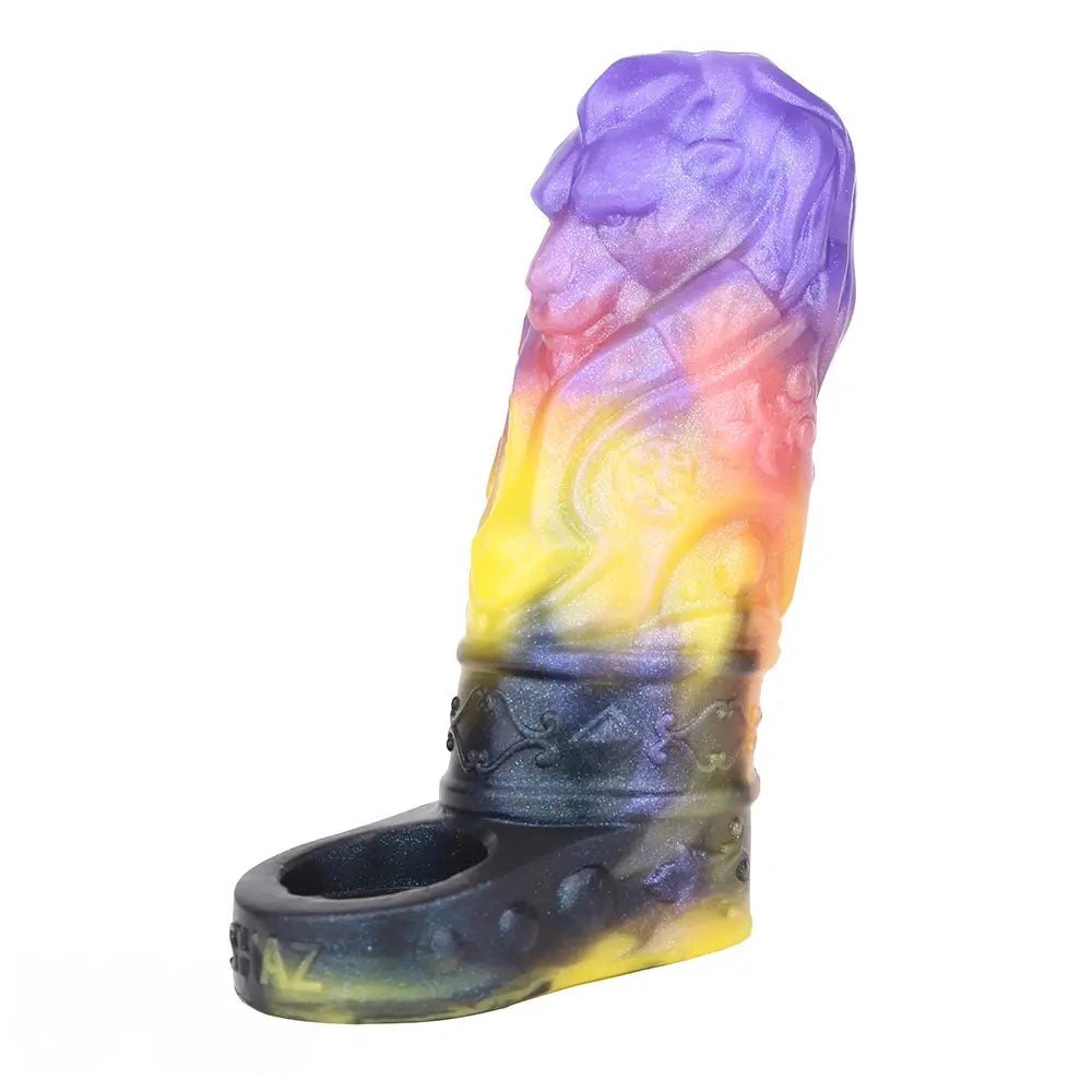 Fantasy Cock Sleeve 4.92in - Dragon Dildo Textured Sleeve