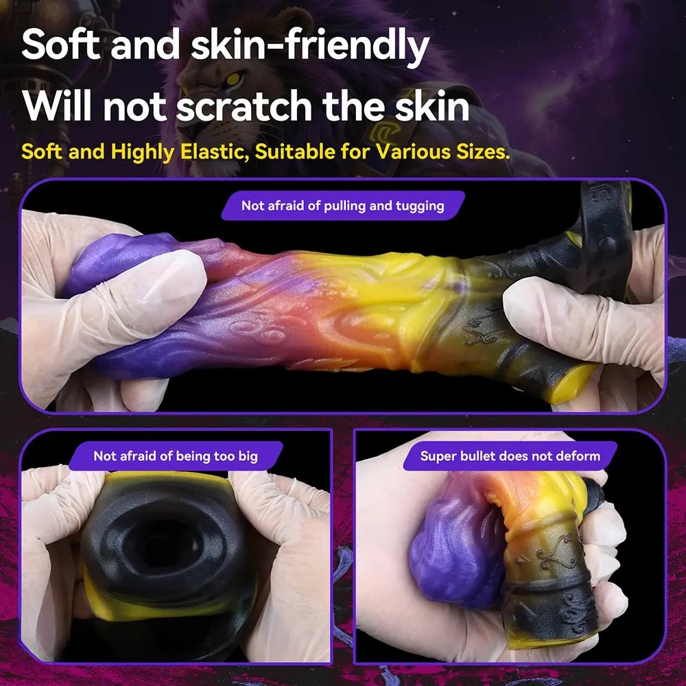 Fantasy Cock Sleeve 4.92in - Dragon Dildo Textured Sleeve