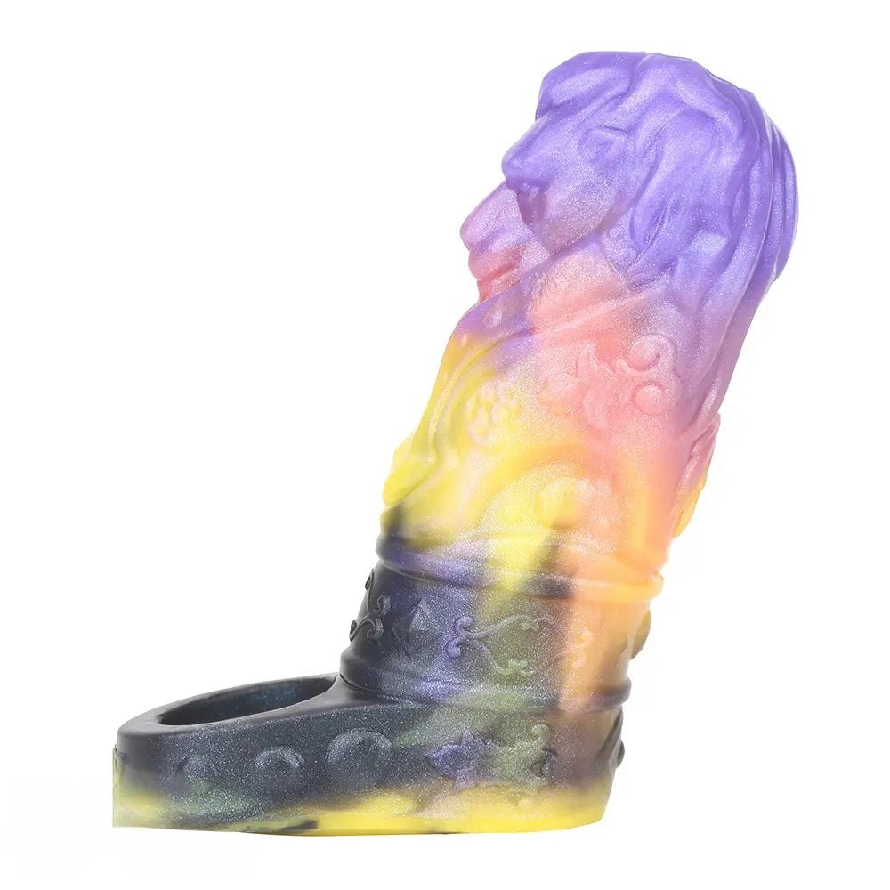 Fantasy Cock Sleeve 4.92in - Dragon Dildo Textured Sleeve