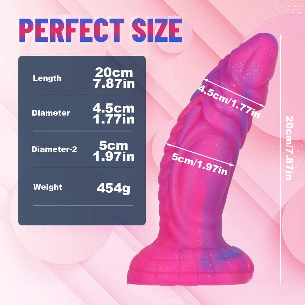Fantasy Dildo, 6 Colors - Liquid Silicone Monster Dildo
