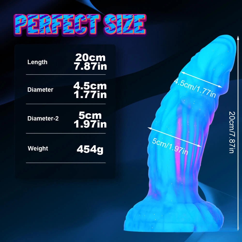 Fantasy Dildo, 6 Colors - Liquid Silicone Monster Dildo