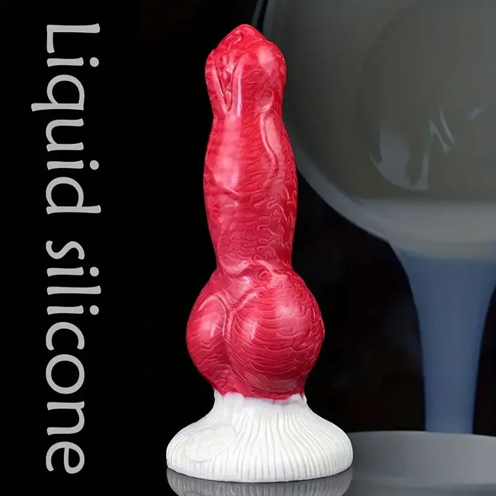 Fantasy Dog Knot Dildo - Big Silicone Animal Dildo