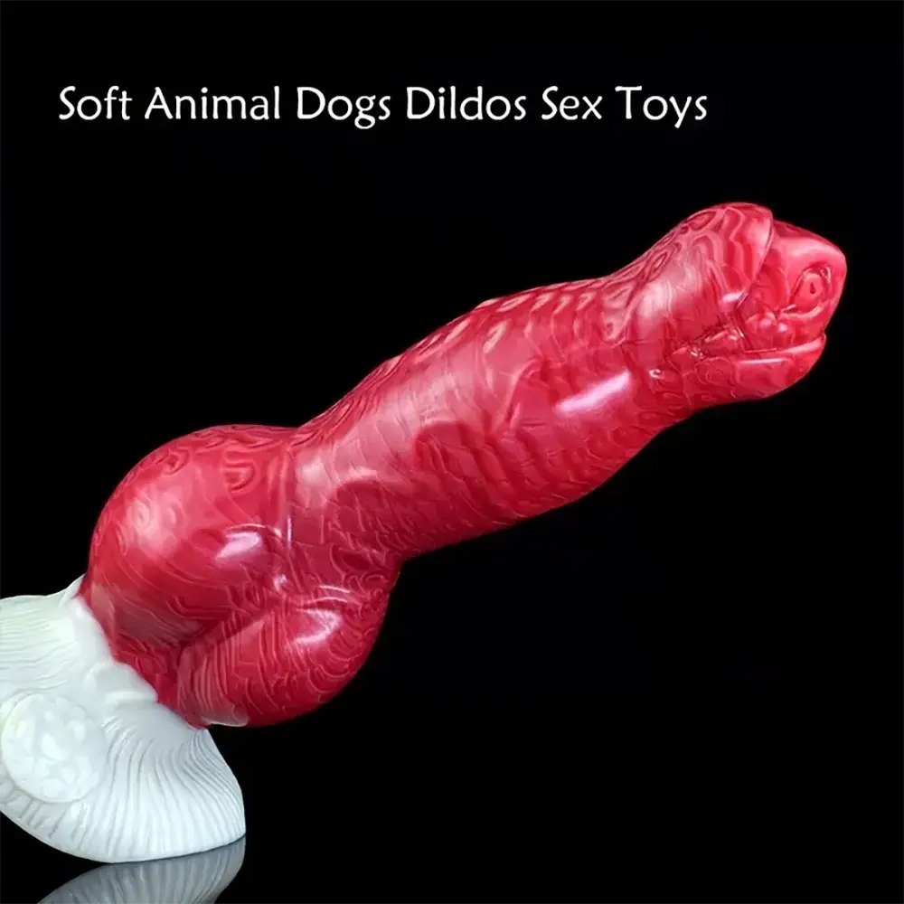 Fantasy Dog Knot Dildo - Big Silicone Animal Dildo