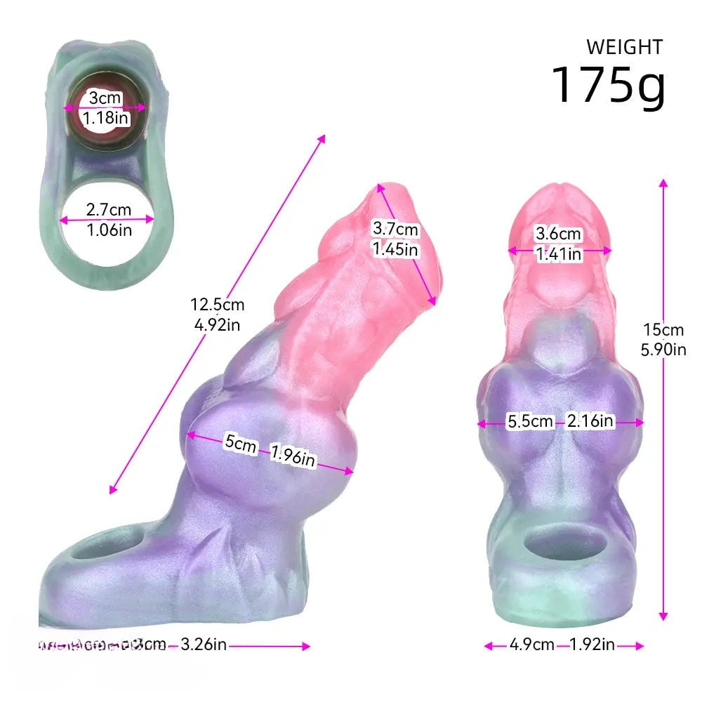 Fantasy Hollow Sleeve 5.9 in - Silicone Cock Extender
