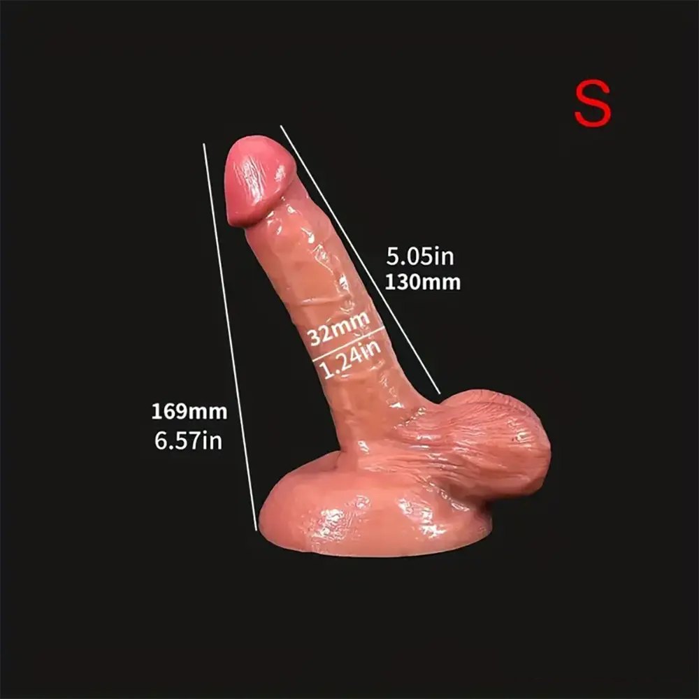 Fantasy Ombre Hollow Dildo - Silicone Fantasy Dildo