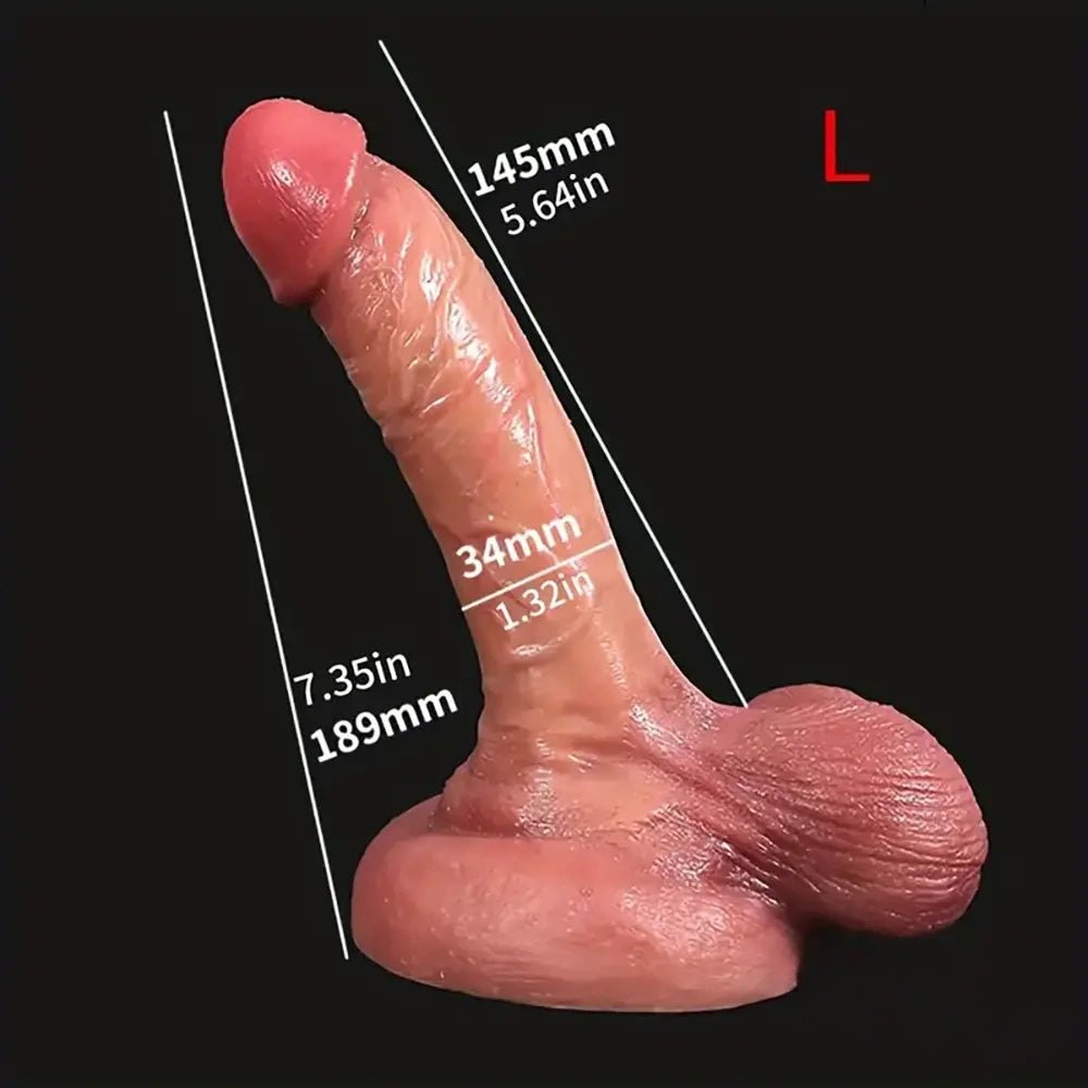 Fantasy Ombre Hollow Dildo - Silicone Fantasy Dildo