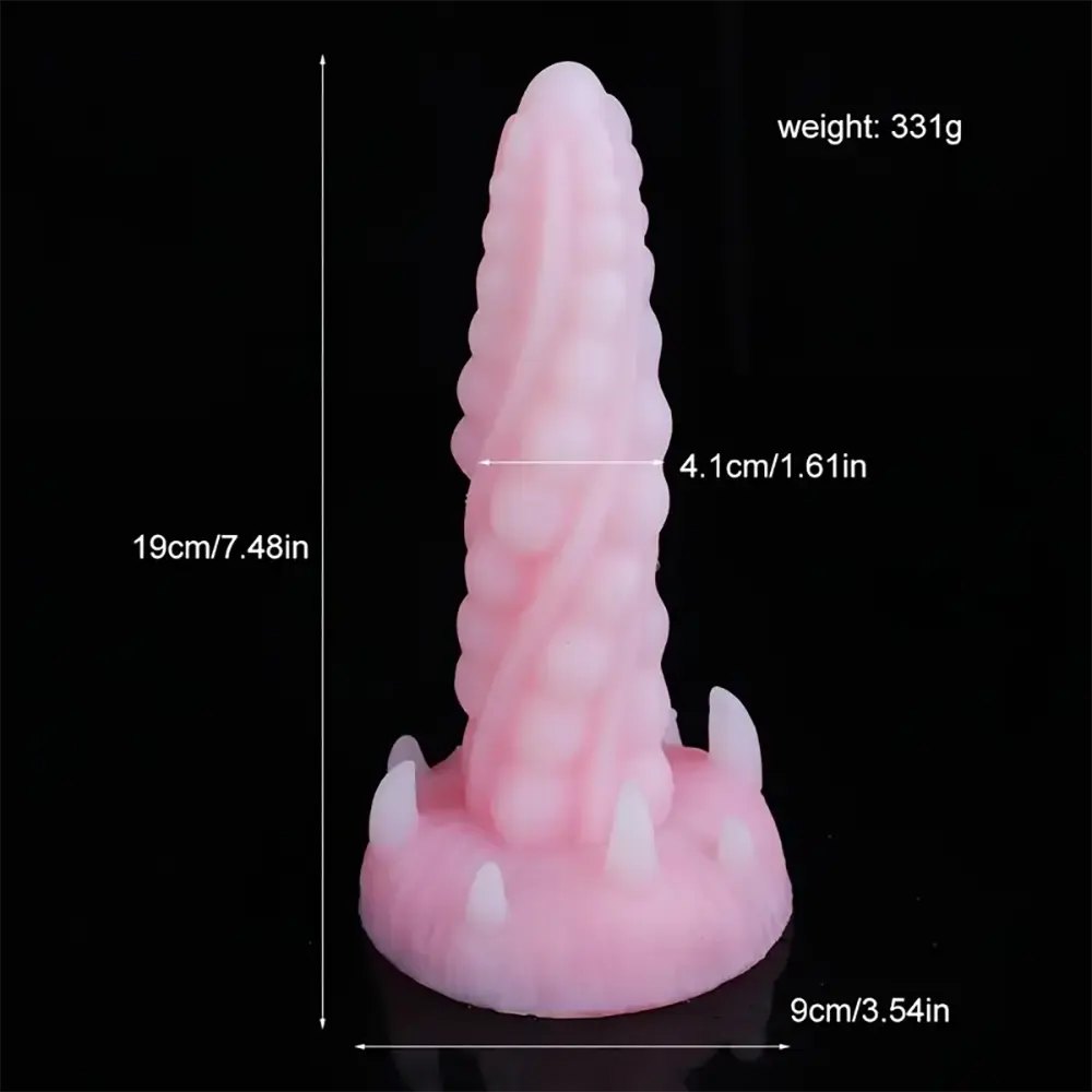Fantasy Spiral Anal Plug 7.48 in - Silicone Fantasy Butt Plug