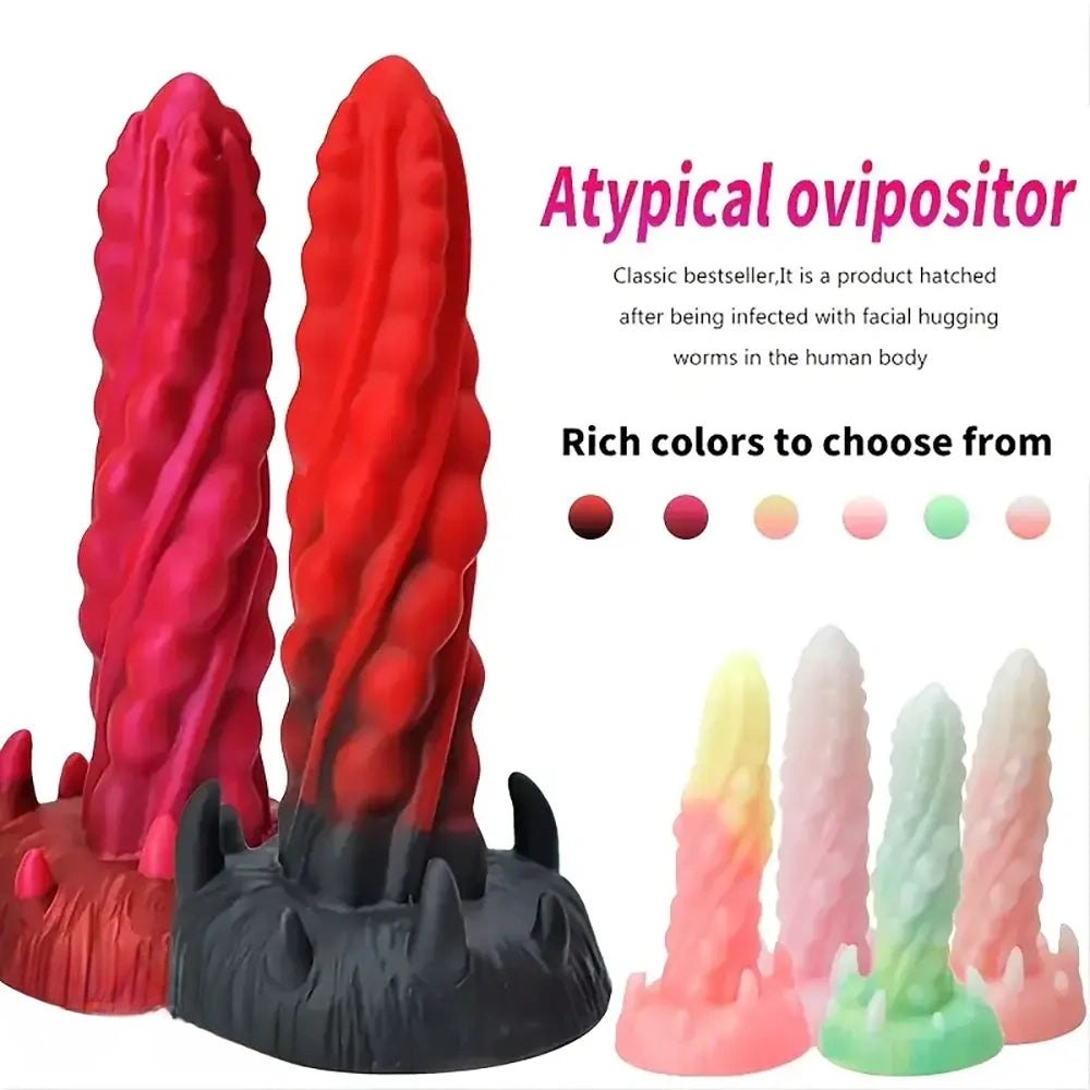 Fantasy Spiral Anal Plug 7.48 in - Silicone Fantasy Butt Plug