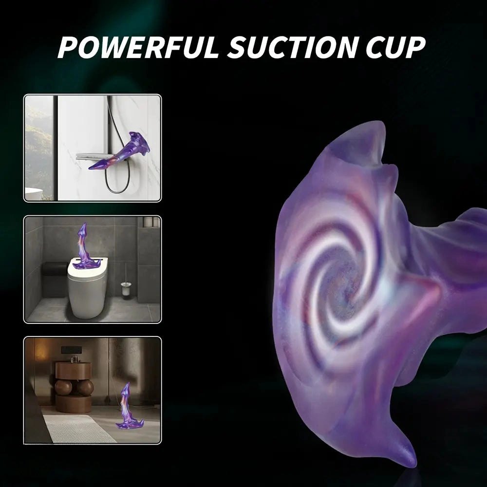 Fantasy Suction Dildo 8.26in - Alien Silicone Monster Toy