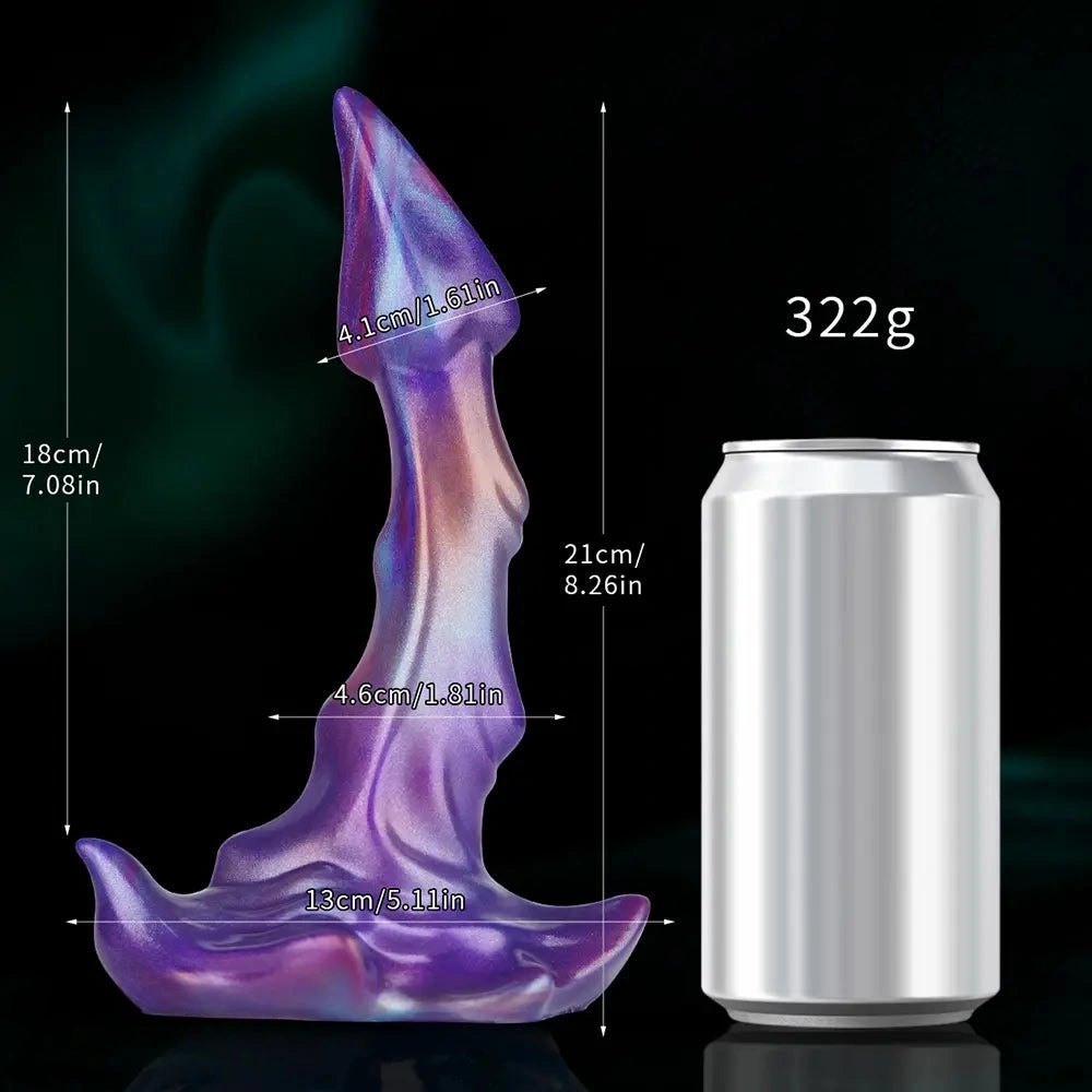 Fantasy Suction Dildo 8.26in - Alien Silicone Monster Toy