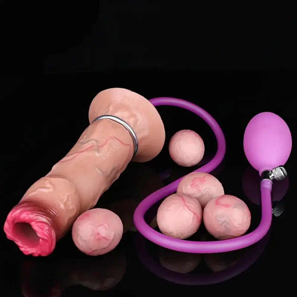 Fantasy Tunnel Dildo 6.6 in - Silicone Fantasy Dildo