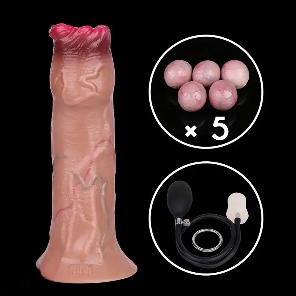 Fantasy Tunnel Dildo 6.6 in - Silicone Fantasy Dildo