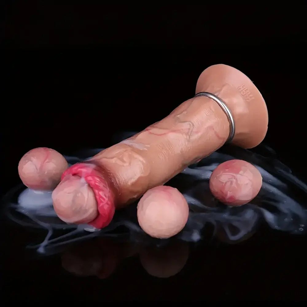 Fantasy Tunnel Dildo 6.6 in - Silicone Fantasy Dildo