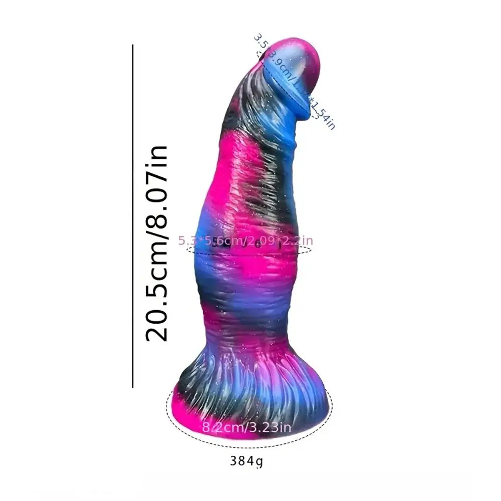Fat Body Monster Dildo 8 In - Silicone Fantasy Dildo