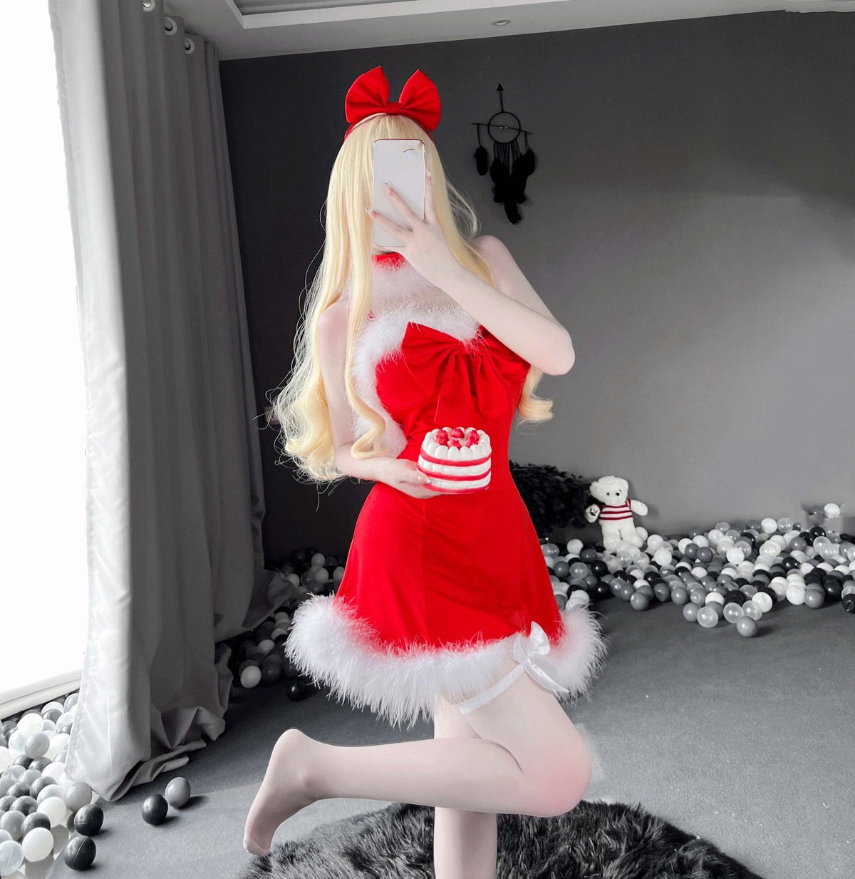 Festive Holiday Babydoll - Sexy Babydoll Lingerie