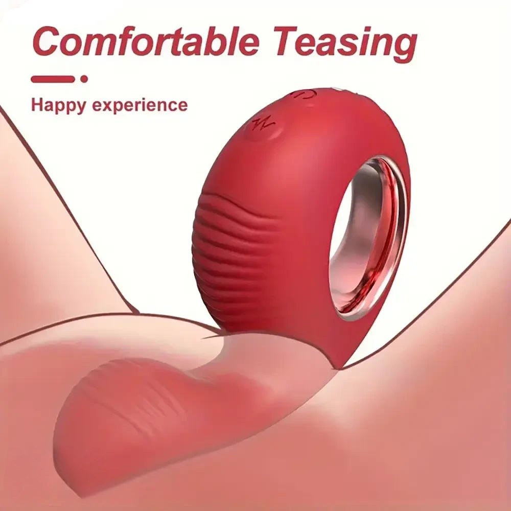 Finger Ring G-Spot Vibrator - Clitoral Finger Vibrator