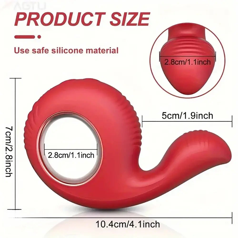 Finger Ring G-Spot Vibrator - Clitoral Finger Vibrator