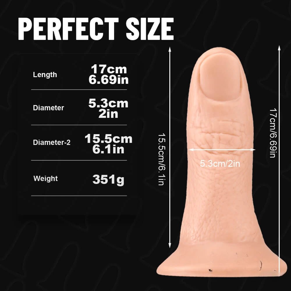 Finger-Shaped Realistic Dildo 6.69 in - Realistic Dildo